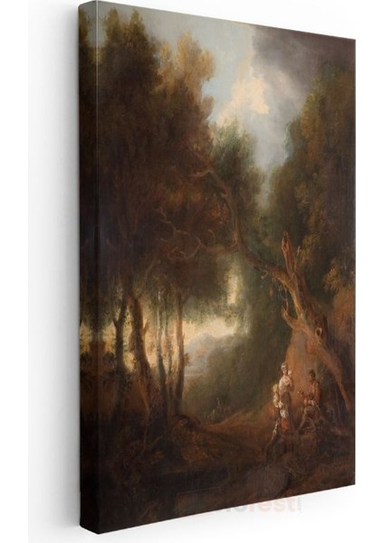 Thomas Gainsborough - Orman Yolu Kanvas Tablo