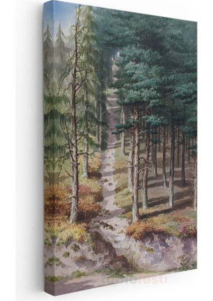Ivan Shishkin - Orman Patikası Kanvas Tablo modelleri