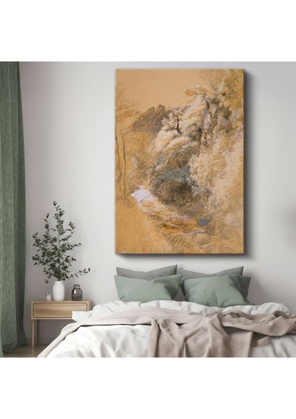 J.m.w. Turner - Kayalık Manzara Kanvas Tablo