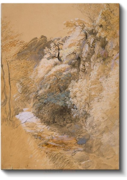J.m.w. Turner - Kayalık Manzara Kanvas Tablo fiyatları