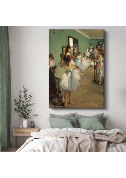 Edgar Degas - Dans Dersi Kanvas Tablo