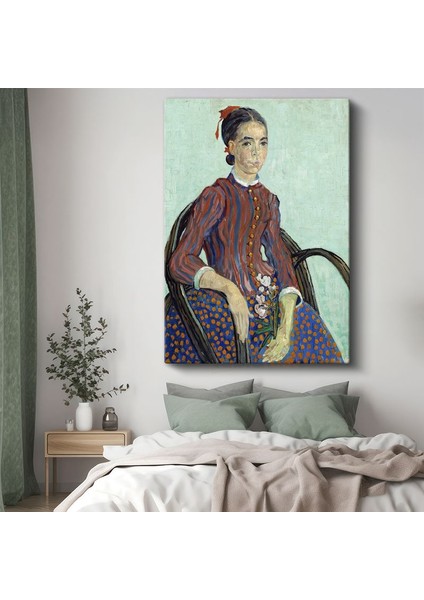 Vincent Van Gogh - La Mousmé Kanvas Tablo