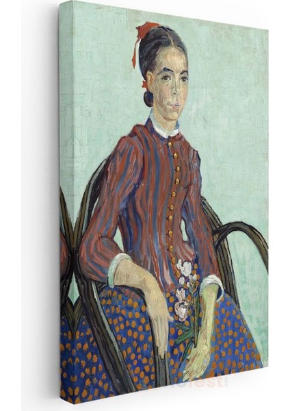Vincent Van Gogh - La Mousmé Kanvas Tablo