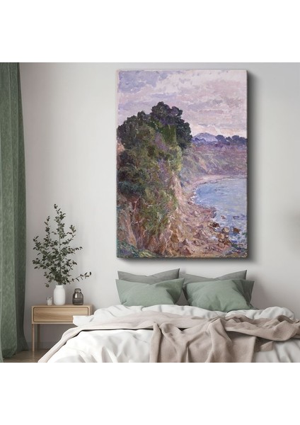 Claude Monet - Sahil Manzarası Kanvas Tablo