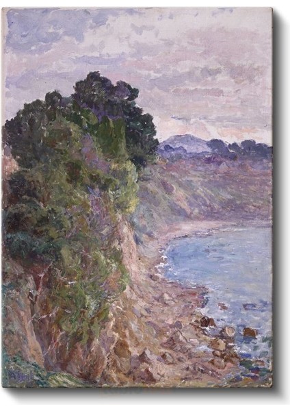 Claude Monet - Sahil Manzarası Kanvas Tablo fiyatları