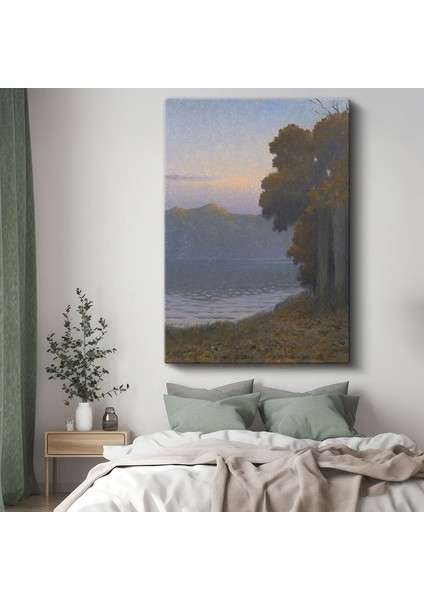Charles Warren Eaton - Alacakaranlık Manzarası Kanvas Tablo
