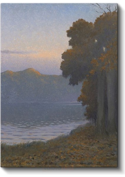 Charles Warren Eaton - Alacakaranlık Manzarası Kanvas Tablo fiyatları