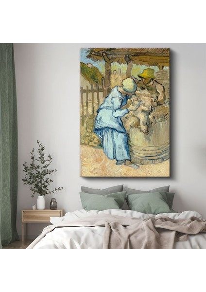 Vincent Van Gogh - Koyun Kırpıcılar Kanvas Tablo