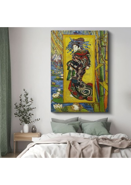 Vincent Van Gogh - Courtesan (Oiran) Kanvas Tablo