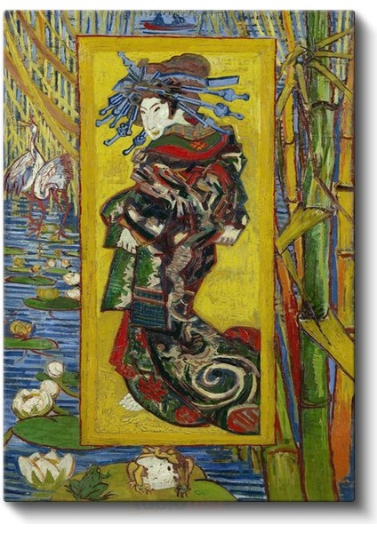 Vincent Van Gogh - Courtesan (Oiran) Kanvas Tablo fiyatları