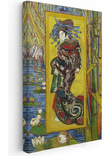 Vincent Van Gogh - Courtesan (Oiran) Kanvas Tablo modelleri