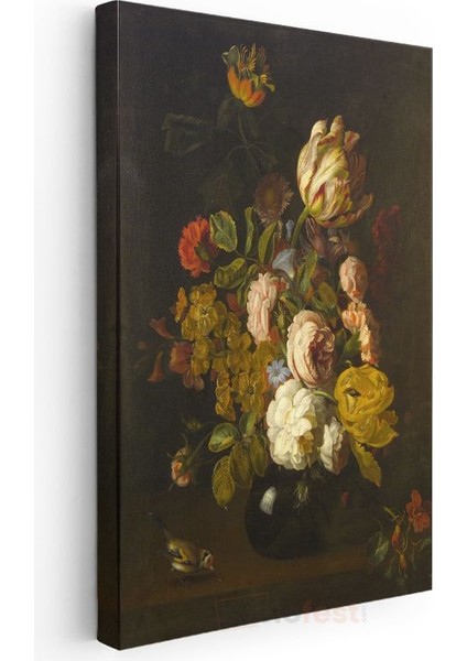 Rachel Ruysch - Çiçek Buketi Kanvas Tablo modelleri