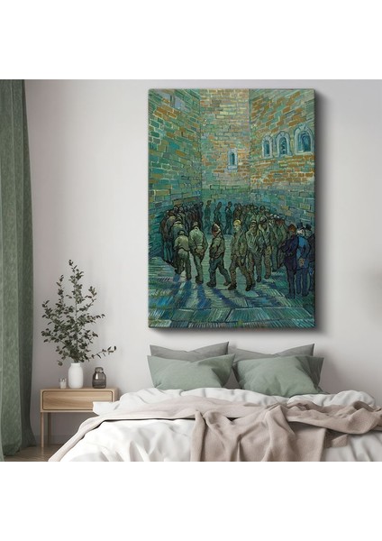 Vincent Van Gogh - Hapishane Avlusu Kanvas Tablo