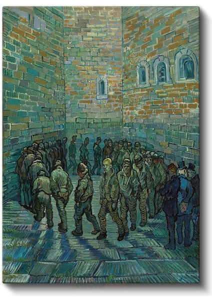 Vincent Van Gogh - Hapishane Avlusu Kanvas Tablo