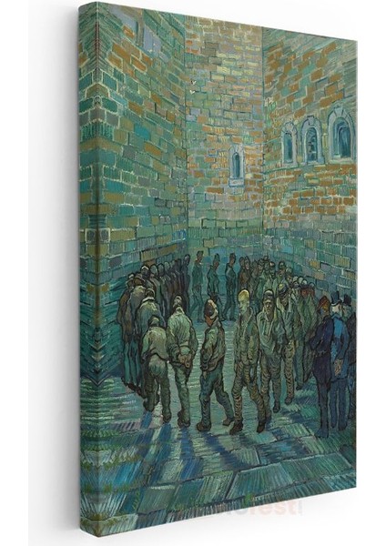 Vincent Van Gogh - Hapishane Avlusu Kanvas Tablo