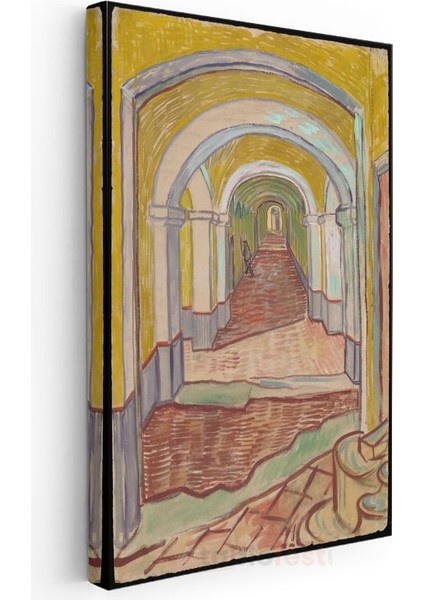Vincent Van Gogh - Hastane Koridoru Kanvas Tablo modelleri