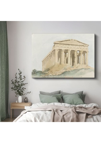 William Pars - Atina Parthenon Tapınağı Kanvas Tablo
