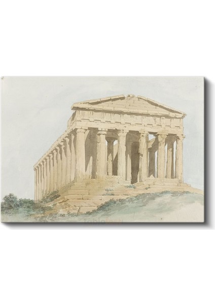 William Pars - Atina Parthenon Tapınağı Kanvas Tablo