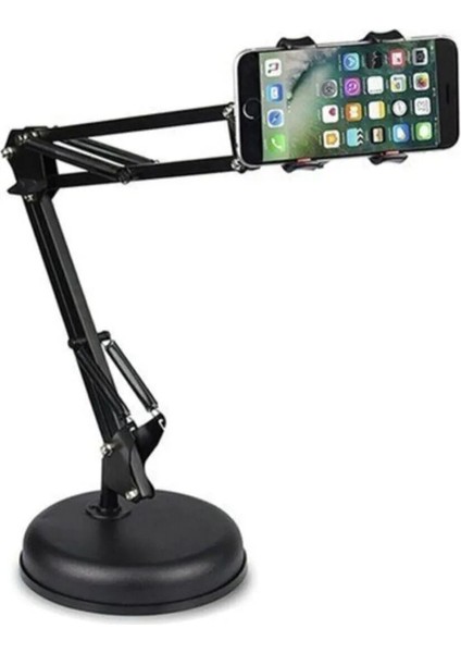 Siyah Standlı Masa Üstü Metal Gövde Telefon Tutucu fırsatları