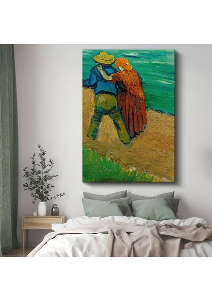 Vincent Van Gogh - Arles'de Aşıklar Kanvas Tablo