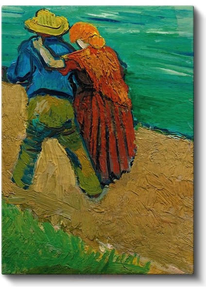 Vincent Van Gogh - Arles'de Aşıklar Kanvas Tablo fiyatları