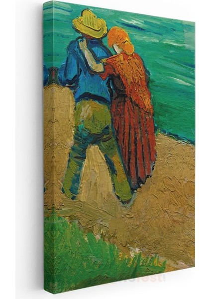 Vincent Van Gogh - Arles'de Aşıklar Kanvas Tablo modelleri