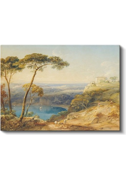 J.m.w. Turner - Italyan Kıyıları Kanvas Tablo fiyatları