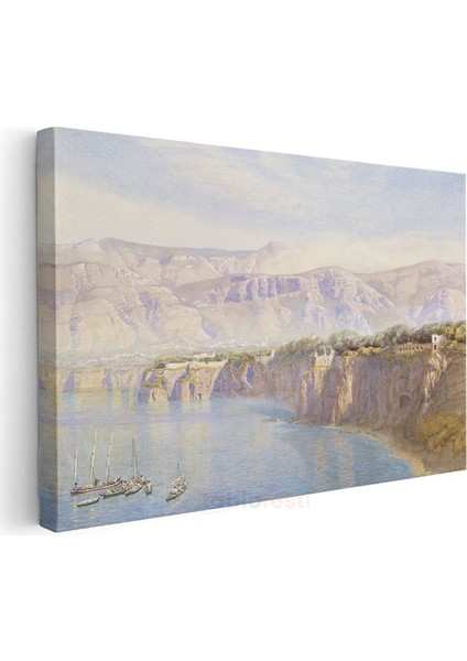 J.m.w. Turner - Akdeniz Kıyısı Manzarası Kanvas Tablo modelleri