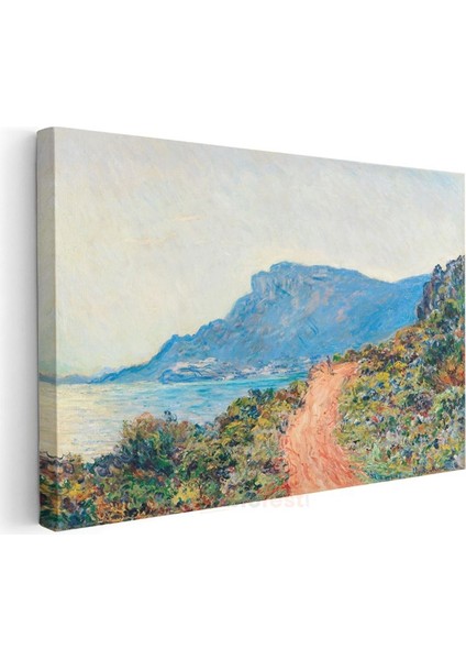 Claude Monet - La Corniche Kıyı Patikası Kanvas Tablo modelleri