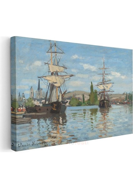 Claude Monet - Gemiler Kanvas Tablo
