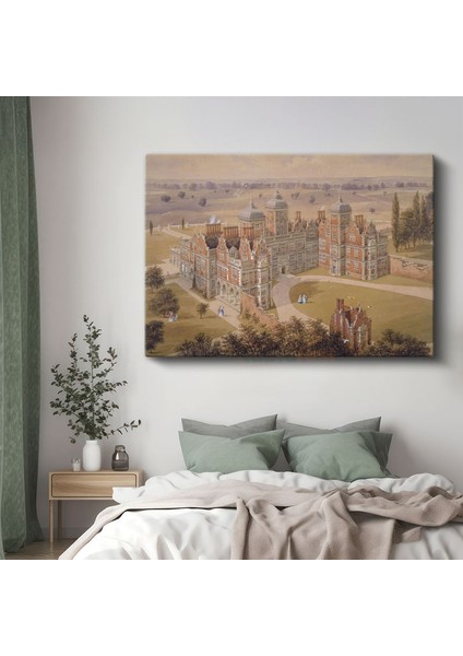 William Daniell - Aston Hall Malikânesi Kanvas Tablo