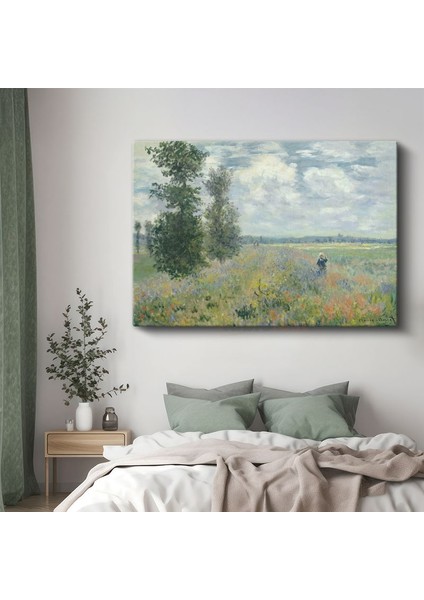 Claude Monet - Gelincik Tarlası Kanvas Tablo