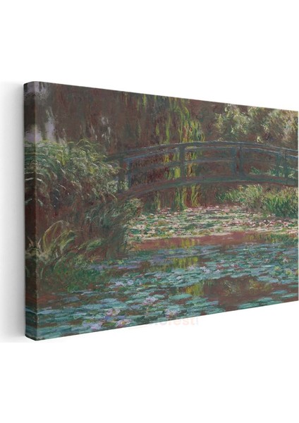Claude Monet - Nilüferler ve Japon Köprüsü Kanvas Tablo