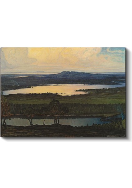 Akseli Gallen-Kallela - Keikyä Manzarası Kanvas Tablo fiyatları