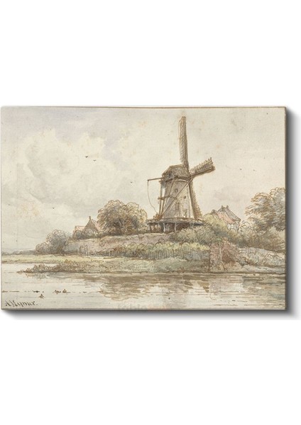 Jan Van Goyen - Değirmen Manzarası Kanvas Tablo fiyatları