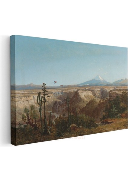 Frederic Edwin Church - Dağ Manzarası Kanvas Tablo modelleri