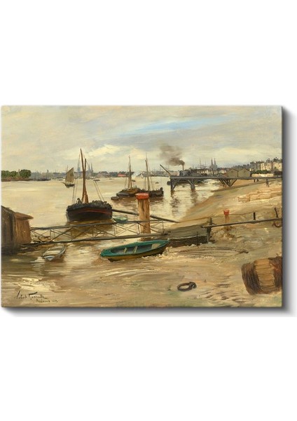 Lovis Corinth - Liman Manzarası Kanvas Tablo fiyatları