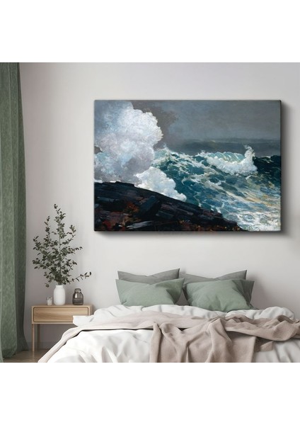 Winslow Homer - Northeaster Kanvas Tablo