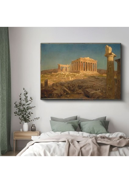 Frederic Edwin Church - The Parthenon Kanvas Tablo