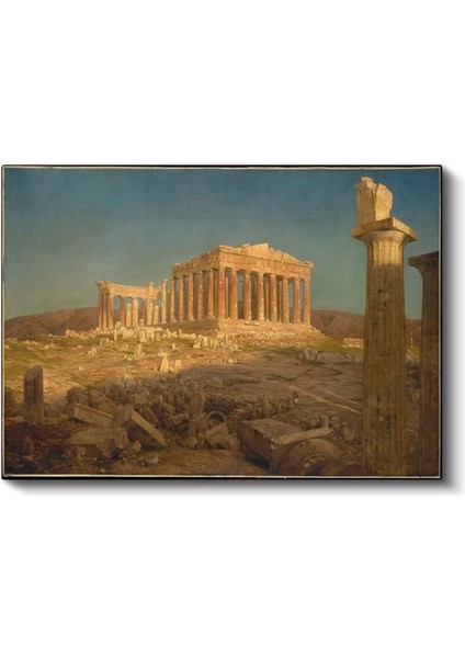 Frederic Edwin Church - The Parthenon Kanvas Tablo fiyatları