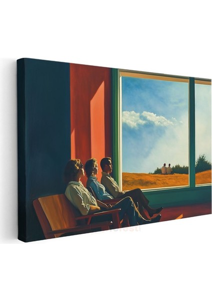 Edward Hopper - Güneşteki Insanlar Kanvas Tablo