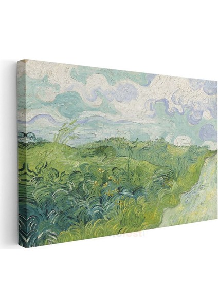 Vincent Van Gogh - Yeşil Buğday Tarlaları Kanvas Tablo modelleri