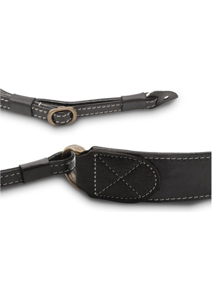 Sierra Serisi Tüm Kameralar Için Gerçek Deri Omuz Veya Boyun Askısı - Siyah indirimleri