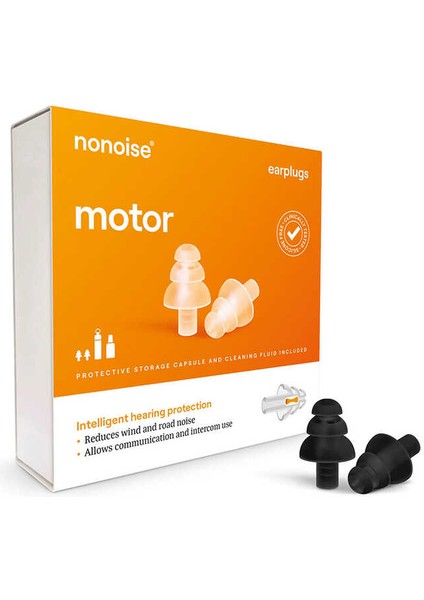 Motosiklet Kulak Tıkacı Siyah