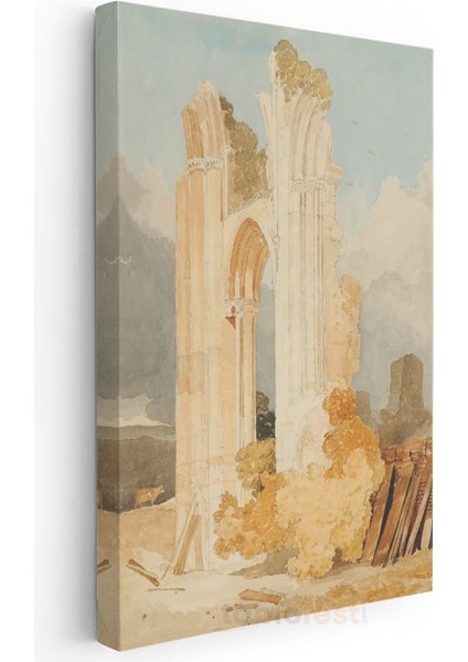 J.m.w. Turner - Manastır Kalıntıları Kanvas Tablo modelleri