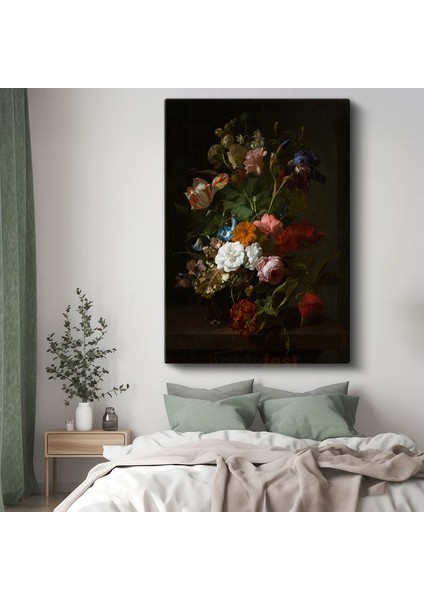 Rachel Ruysch - Çiçek Buketi Kanvas Tablo