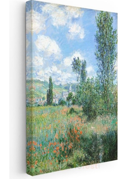 Claude Monet - Gelincik Tarlası Kanvas Tablo