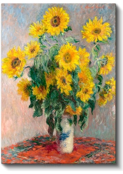 Claude Monet - Ayçiçekleri Kanvas Tablo