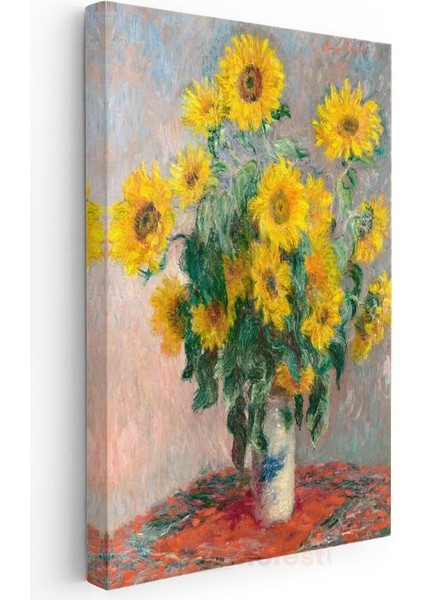 Claude Monet - Ayçiçekleri Kanvas Tablo