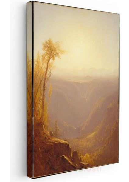 Albert Bierstadt - Altın Vadi Kanvas Tablo
